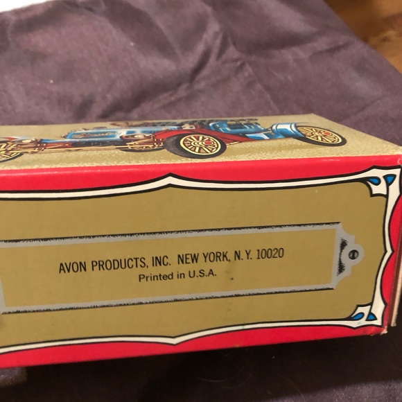 Vintage Avon Stanley Steamer Windjammer bottle and box. Bottle is empty - Picture 6 of 6